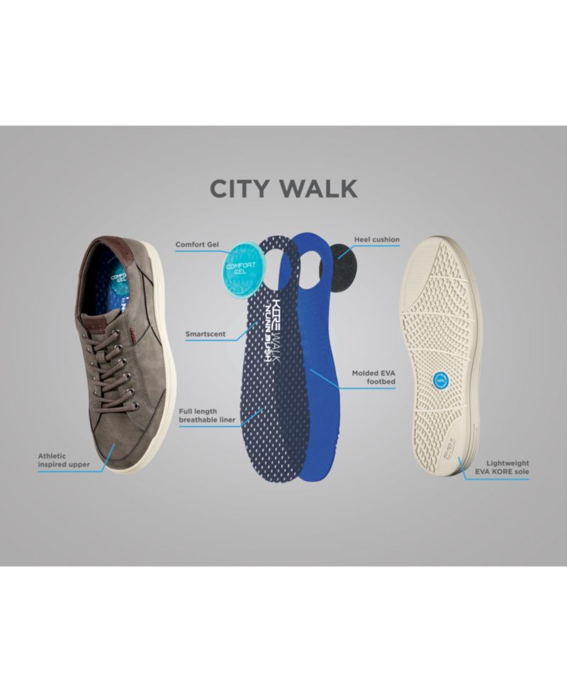 Мужские кроссовки-слипоны KORE City Walk