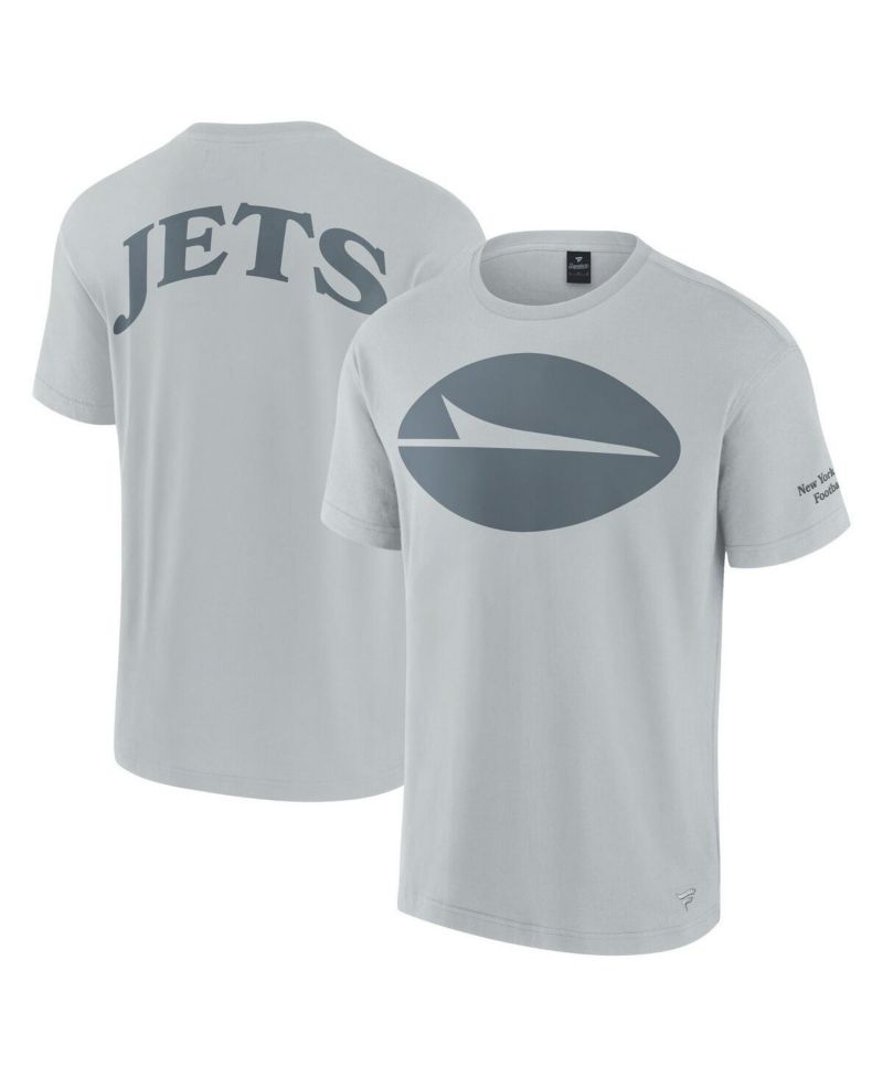 Men's and Women's Gray New York Jets Elements Iconic T-Shirt