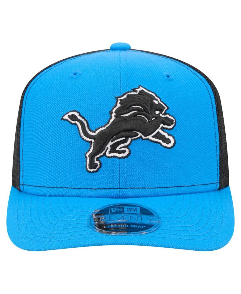 Men's Blue Detroit Lions 9SEVENTY Trucker Adjustable Hat
