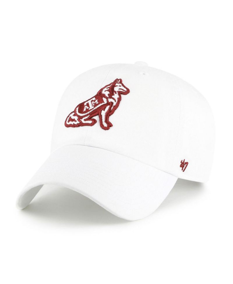 Men's White Texas A&M Aggies Clean Up Adjustable Hat