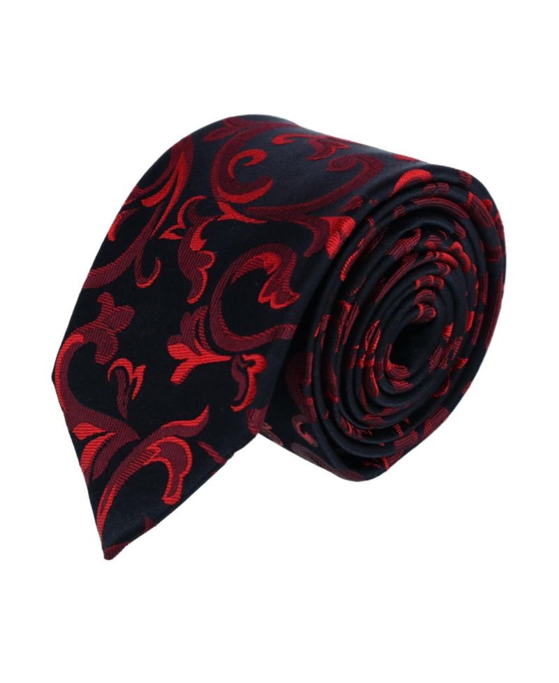 Big & Tall Christian the Romantic Brocade Silk Necktie