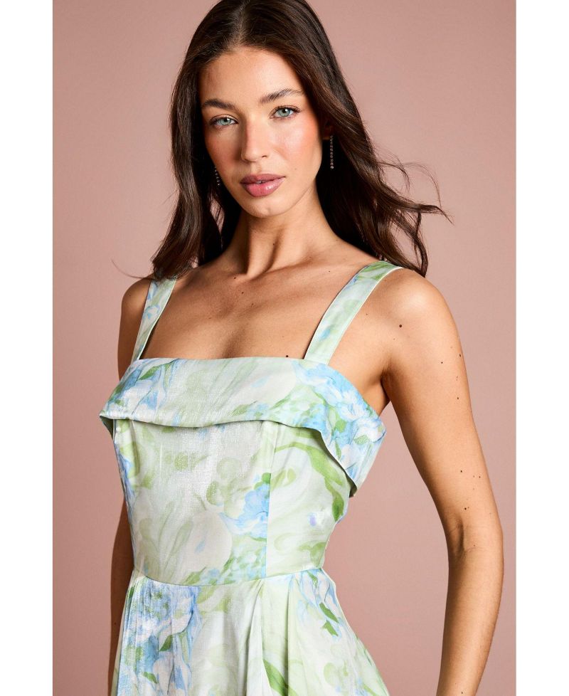 Women's Organza High Low Maxi Dress