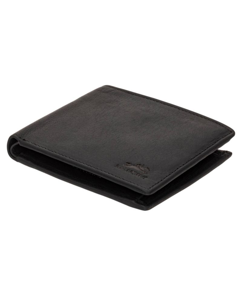 Men's Buffalo RFID Secure Wallet with Coin Pocket