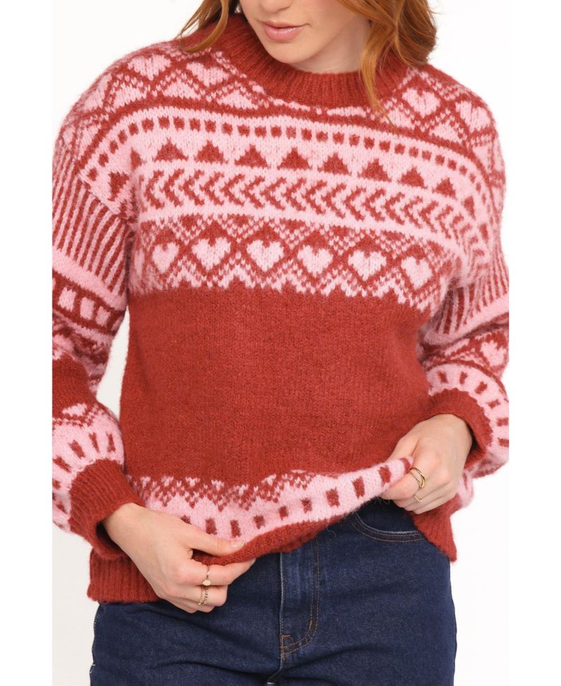 Women's Zinnia Fairisle Knit Sweater