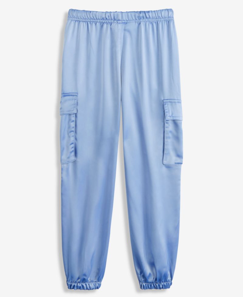 Girls 5-20 Satin Cargo Jogger Pants