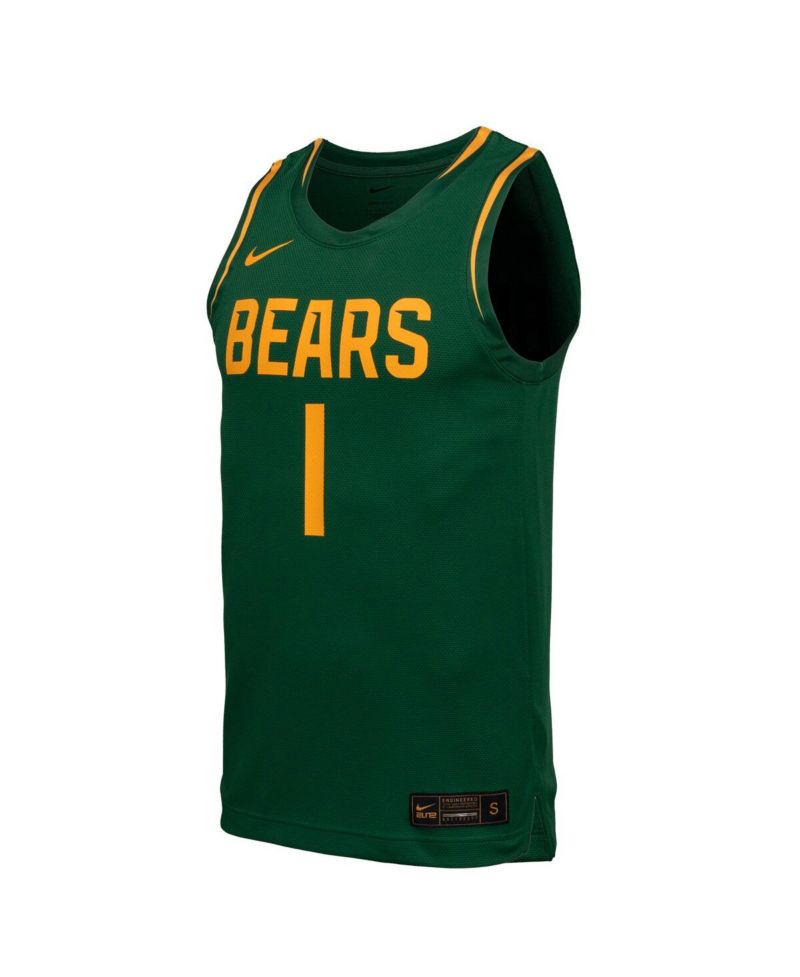 Men's Green Baylor Bears Replica Basketball Jersey