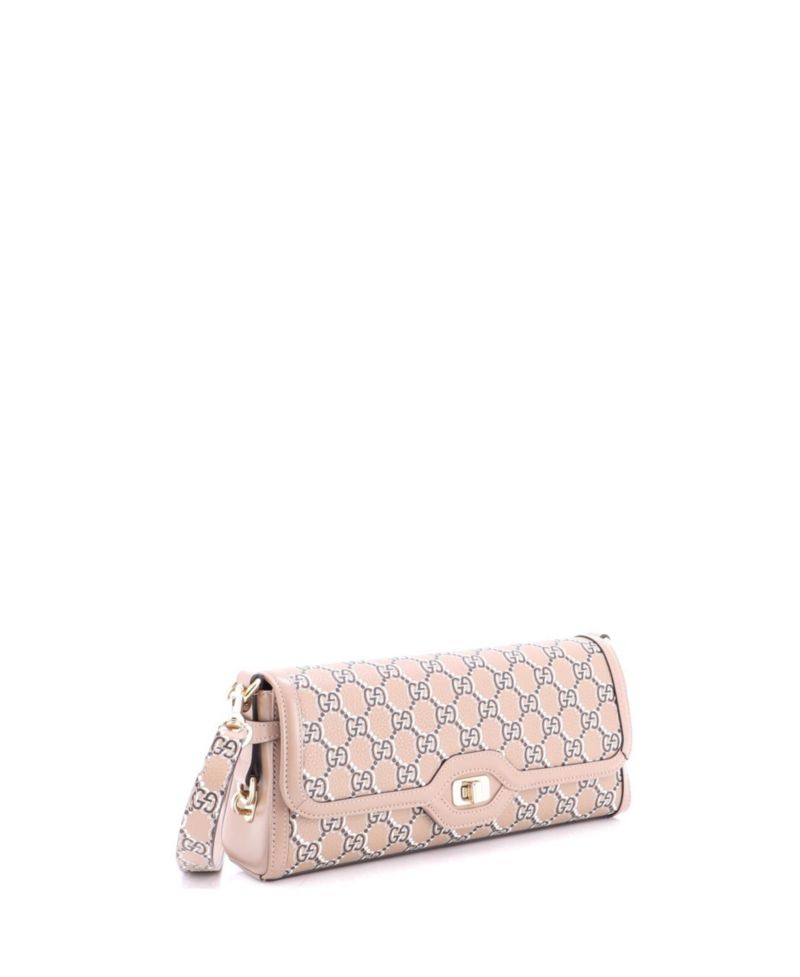 Small Luce Shoulder Bag Optical GG Printed Leather
