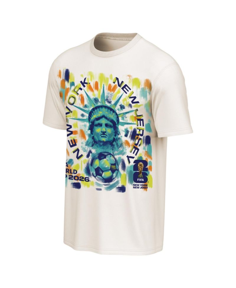 Big Boys and Girls Natural FIFA World Cup 2026 New York/New Jersey Homestyle Poster T-Shirt