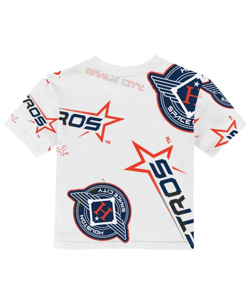 Baby Boys and Girls White Houston Astros Game Day T-Shirt