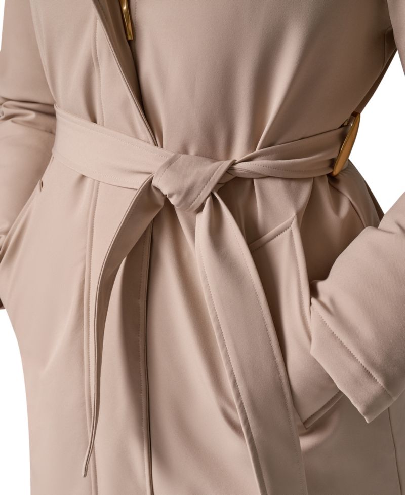 Women's Puffer Hooded Belted Coat