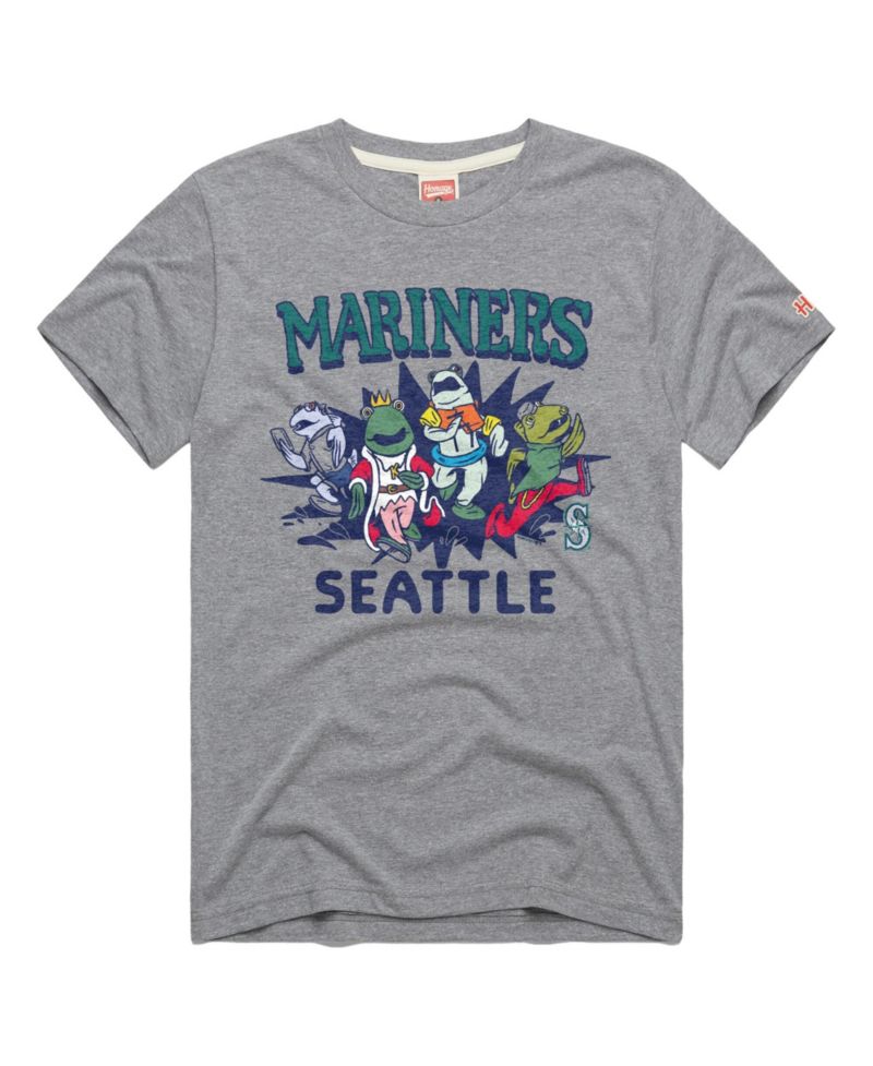 Men's Gray Seattle Mariners Tri-Blend Hyperlocal T-Shirt