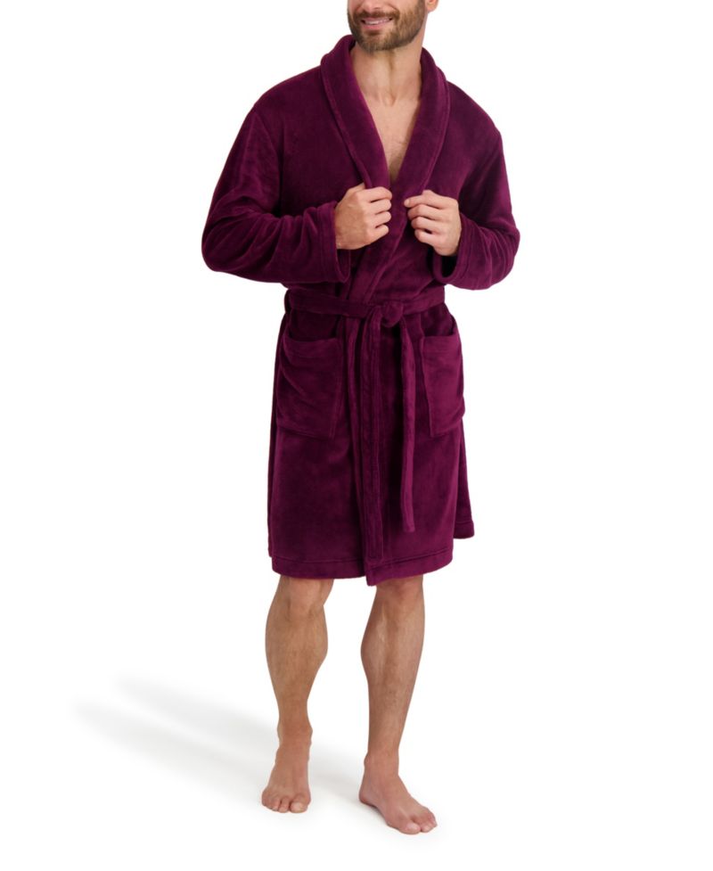 Men's Adjustable Plush Robe