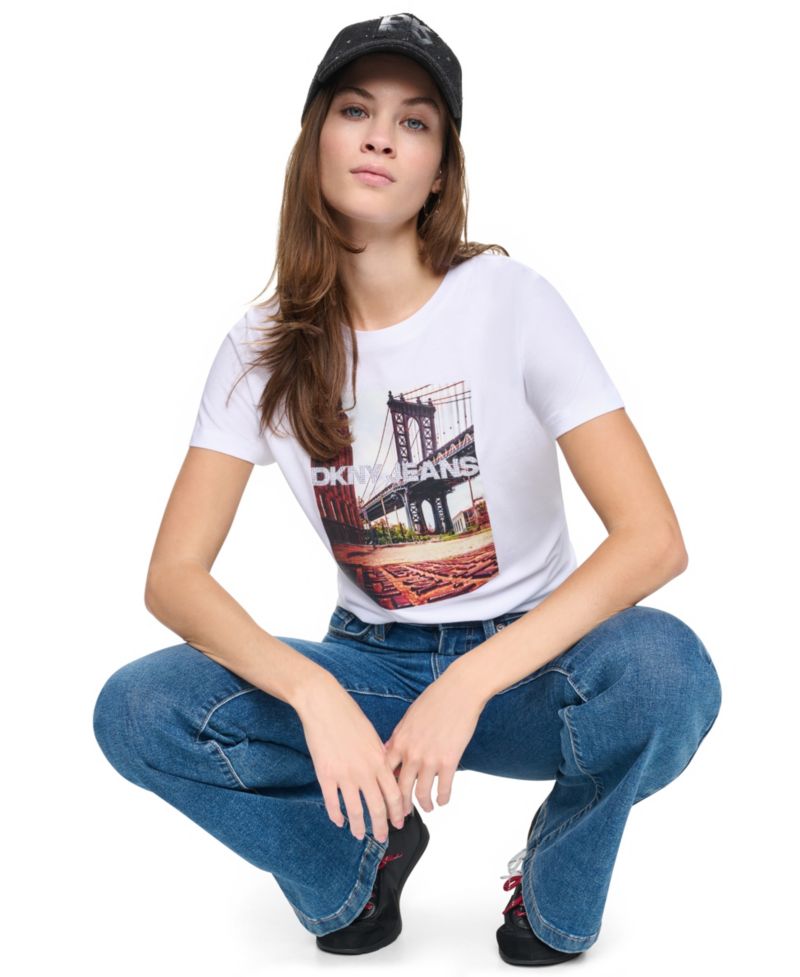 Petite Graphic Crewneck T-Shirt
