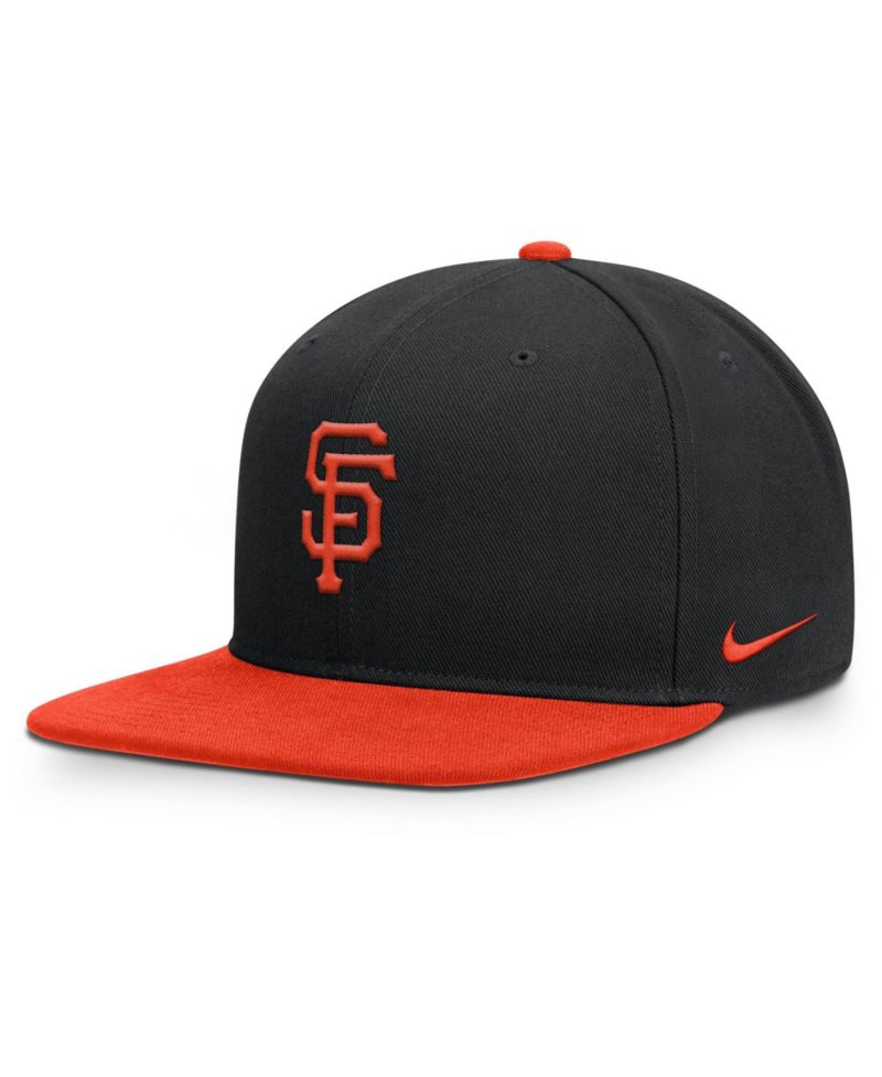 Men's Black/Orange San Francisco Giants Primetime Pro Dri-FIT snapback Hat