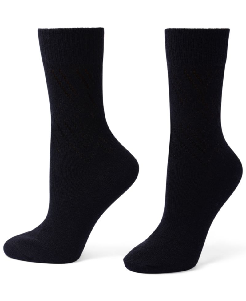 Women's Pointelle Argyle Boot Socks, 2-Pack