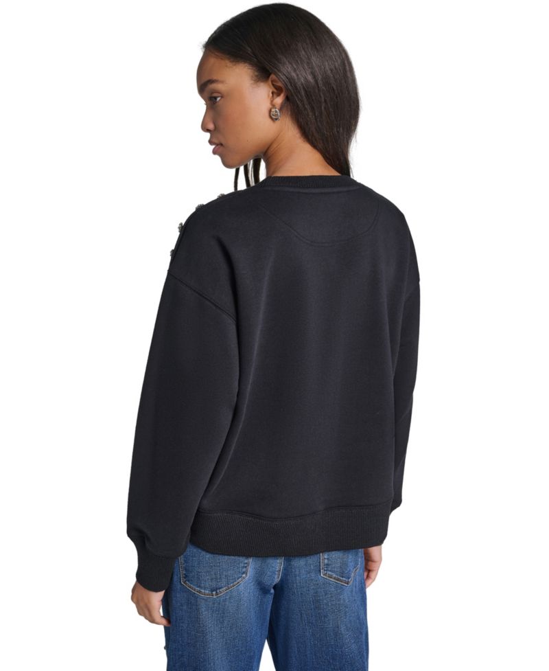 Women's Graphic Crewneck Pullover Sweatshirt