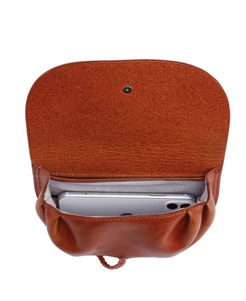 Women's Genuine Leather Garden Peony Crossbody