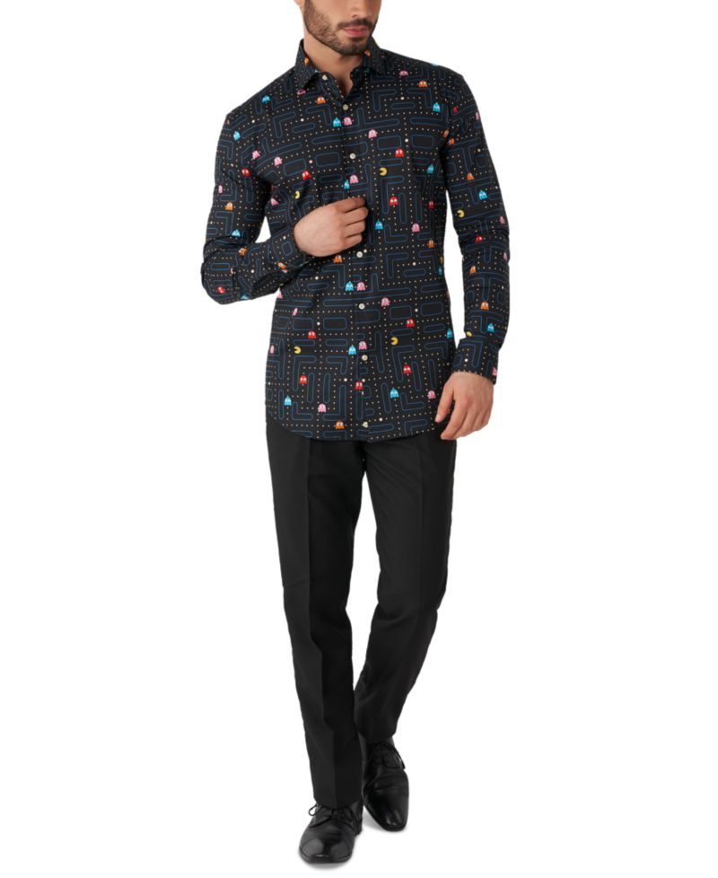 Men's Printed Theme Party Shirts For Men
