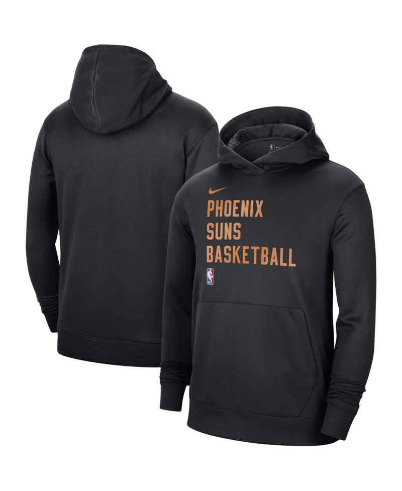 Men's and Women's Black Phoenix Suns 2023/24 Performance Spotlight On-Court Practice Pullover Hoodie