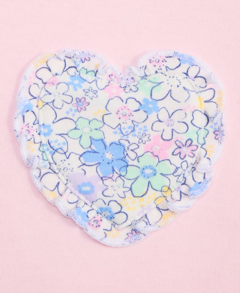 Baby Girls' 3M-24M Mix and Match Floral Heart T-Shirt