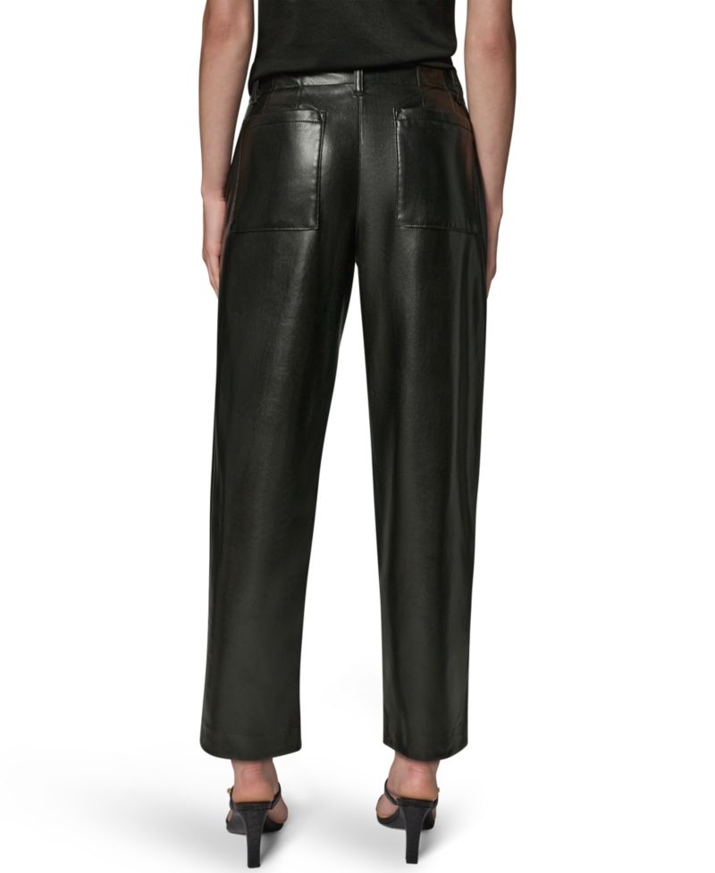 Petite Patch Pockets Ankle Pants