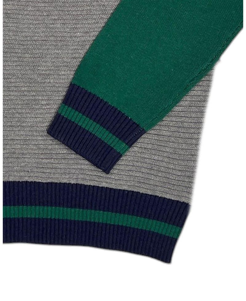 Little and Big Boys' XS - XL Organic Long Sleeve Raglan Sweater