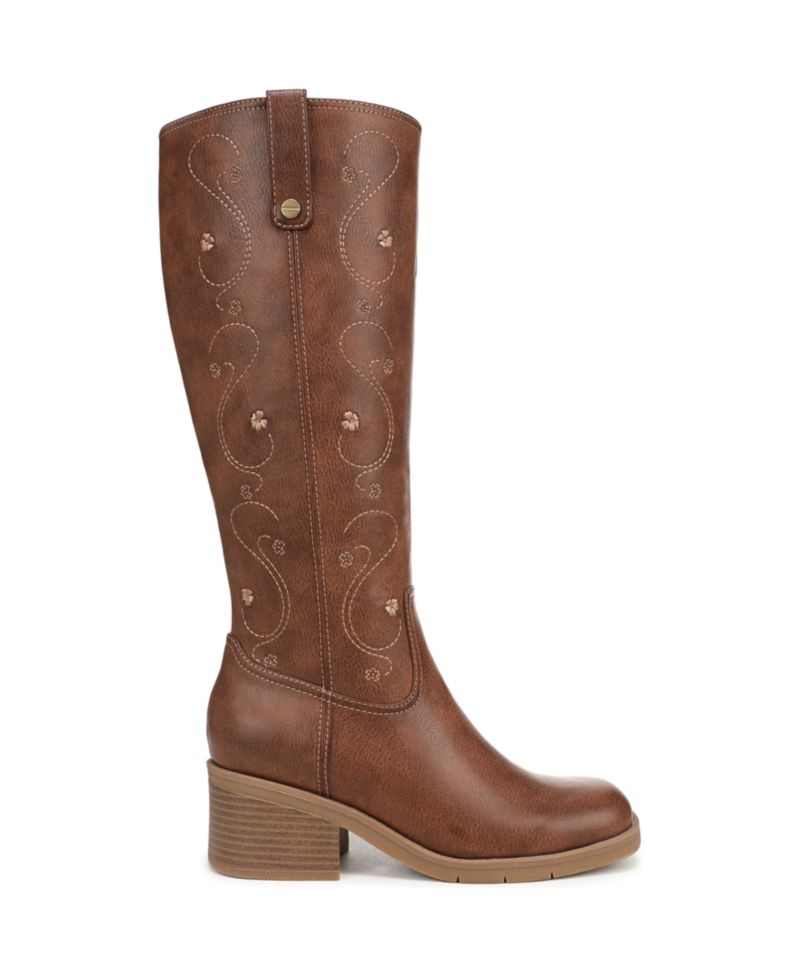 Women's Joplin Block Heel Riding Tall Boots, Regular & Wide Calf