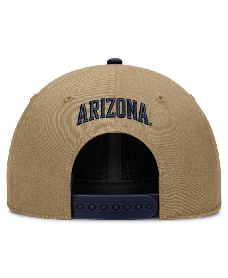 Men's and Women's Beige/Navy Arizona Wildcats Primetime Rise Dri-FIT Adjustable Hat