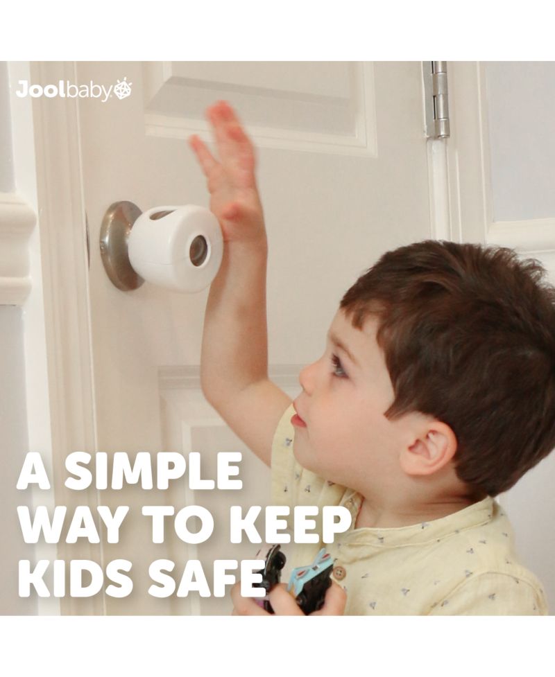 Toddler Door Knob Covers, Childproof, for spherical/Round Doorknobs Safety (4 Pack)