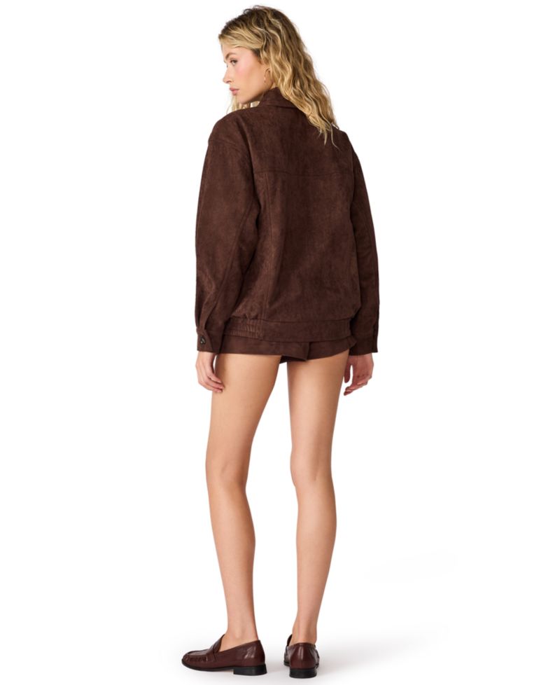 Women's Henson Faux-Suede Bomber Jacket