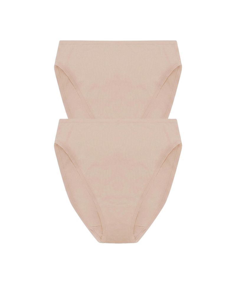 Women's Bliss Bare Cotton High Cut Brief 2-Pack