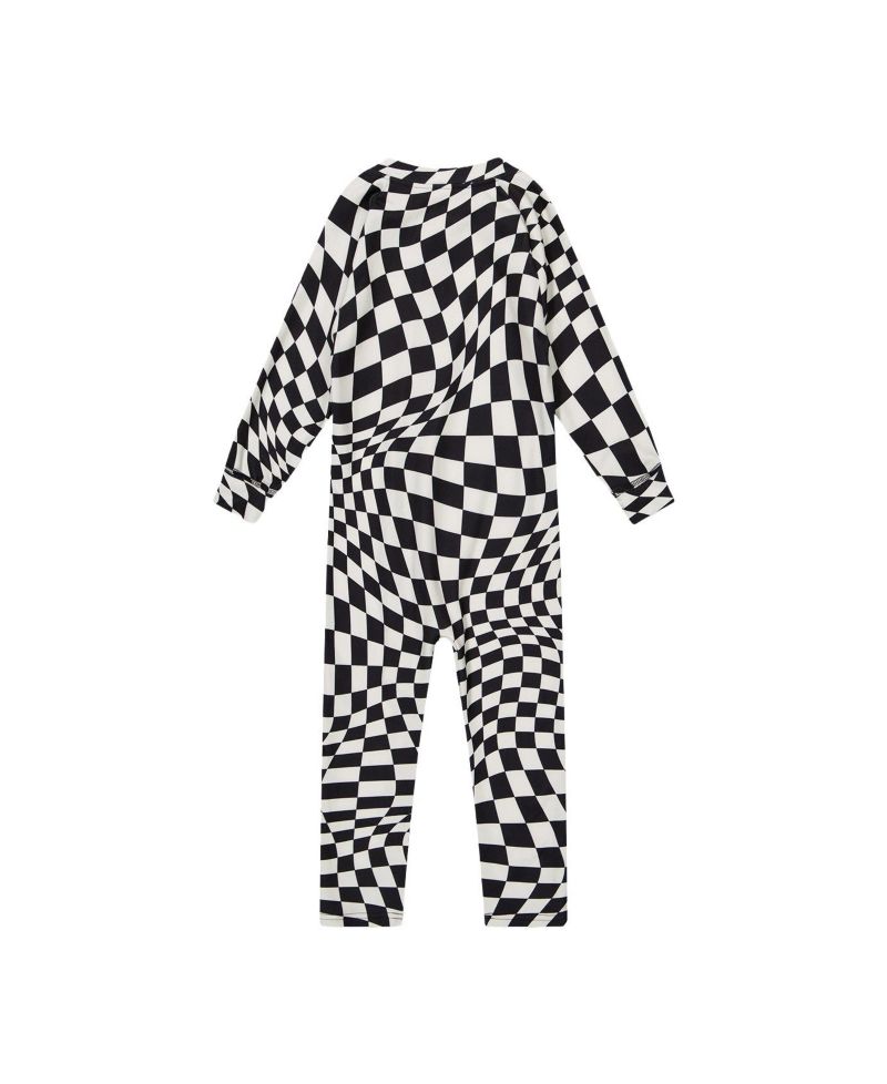 Baby Boy ( 6M to 24M )One Piece Thermal Underwear Checkered Print