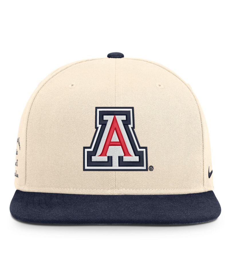 Men's and Women's Natural/Navy Arizona Wildcats Campus Prep snapback Hat
