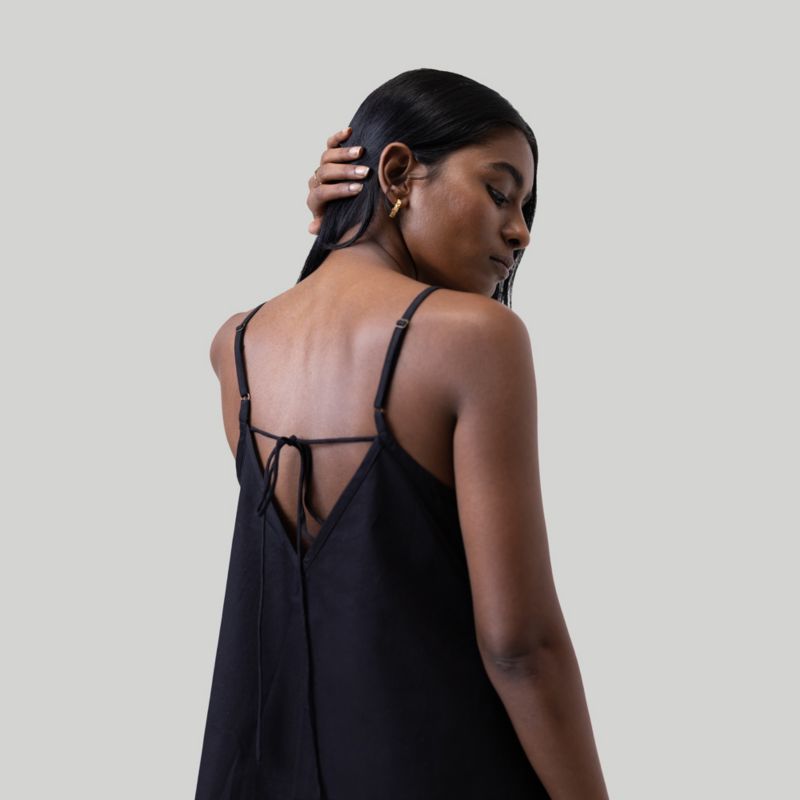 Women's Short Tent Dress with back tie