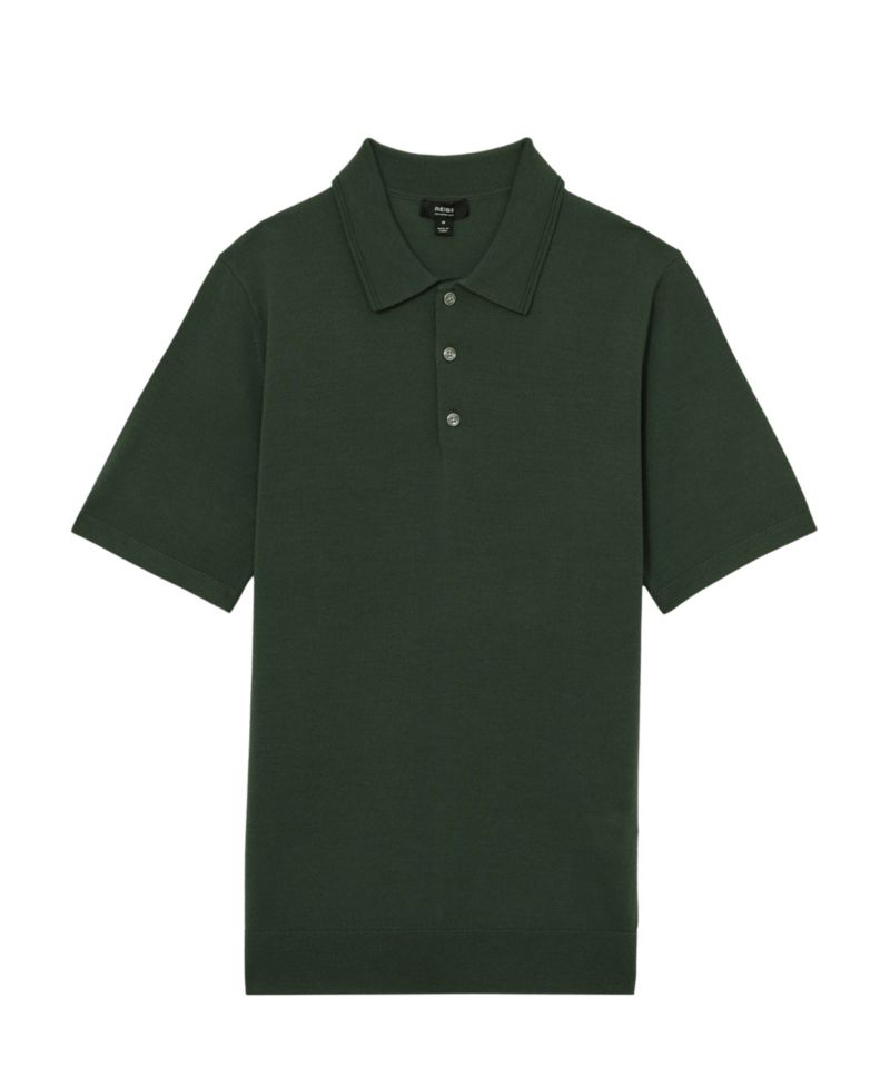 Men's Manor Merino Wool Short-Sleeve Polo Shirt