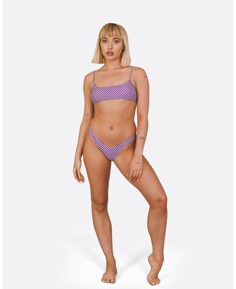 Women's Checkmate Brazilian Bikini Bottoms