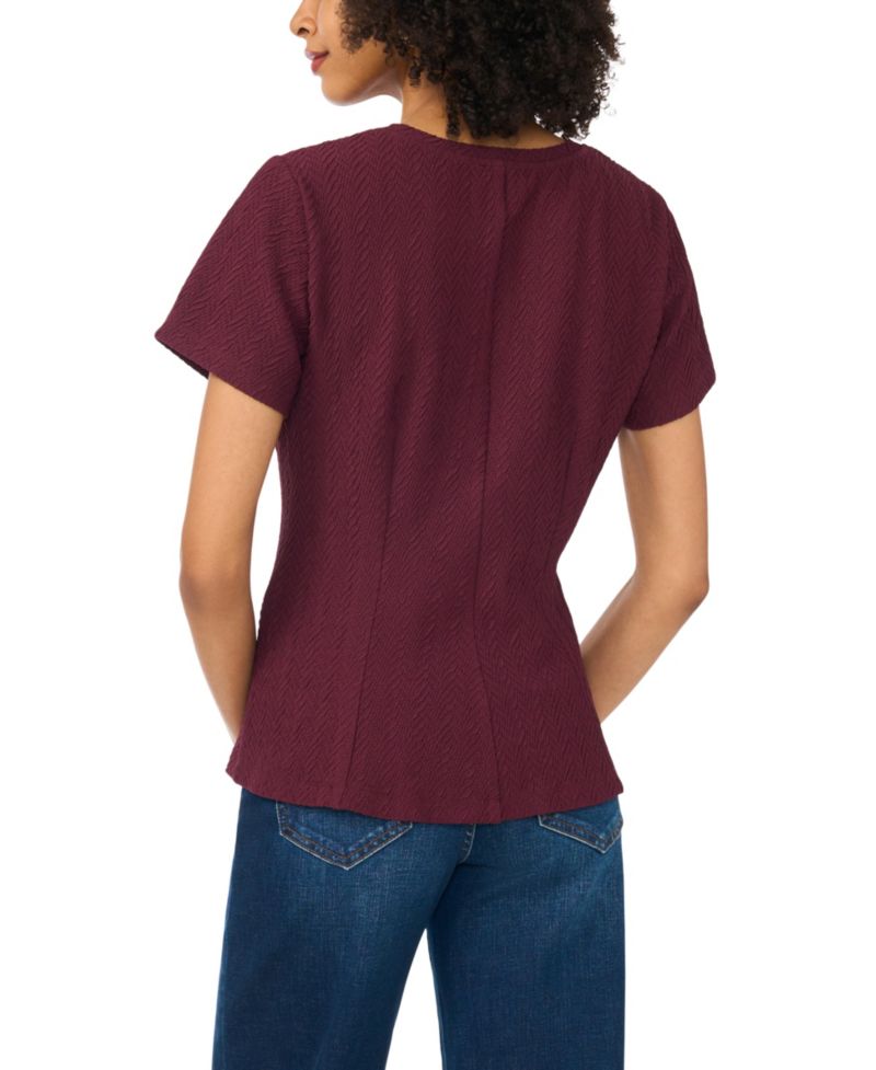 Women's Crewneck Peplum T-Shirt
