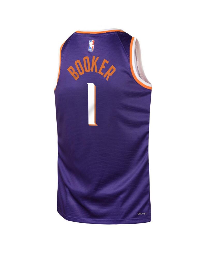 Big Boys Devin Booker Purple Phoenix Suns Swingman Jersey - Icon Edition