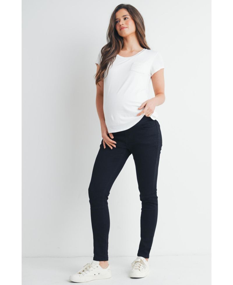 Women's Maternity Scoop-Neck Short-Sleeve Nursing T-Shirt