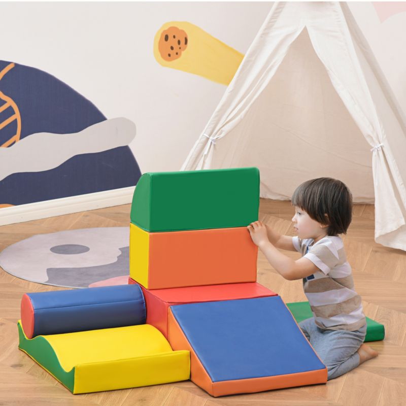 Toddler Foam Building Blocks, 7-Piece Set