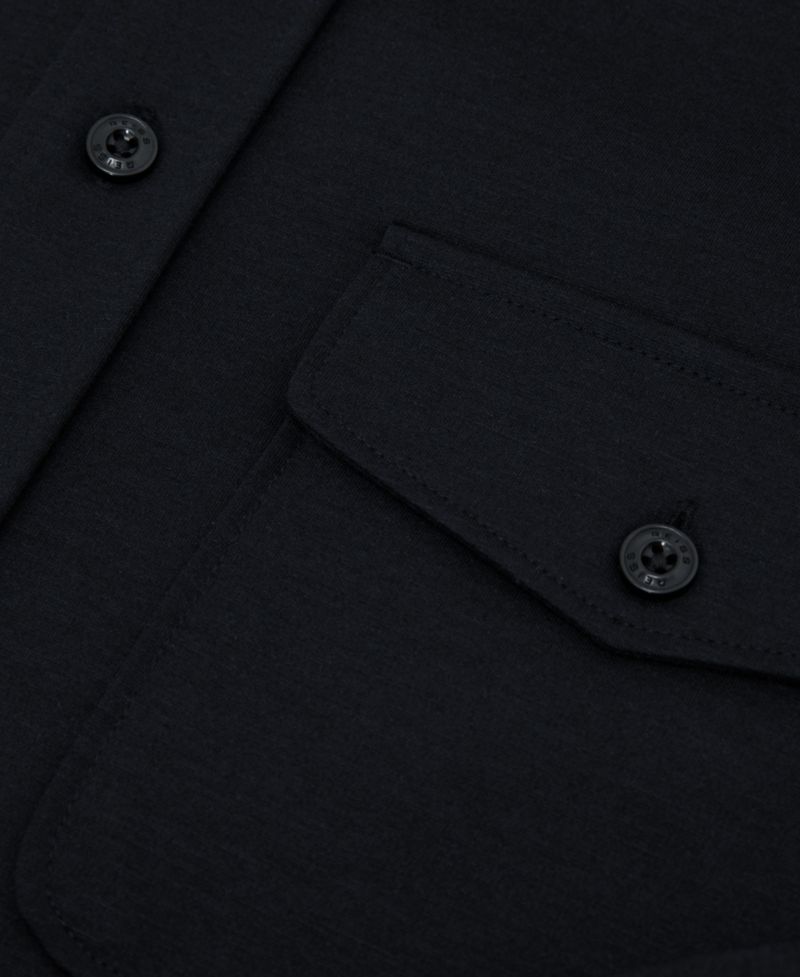 Men's Mcshane Twin-Pocket Button-Through Overshirt