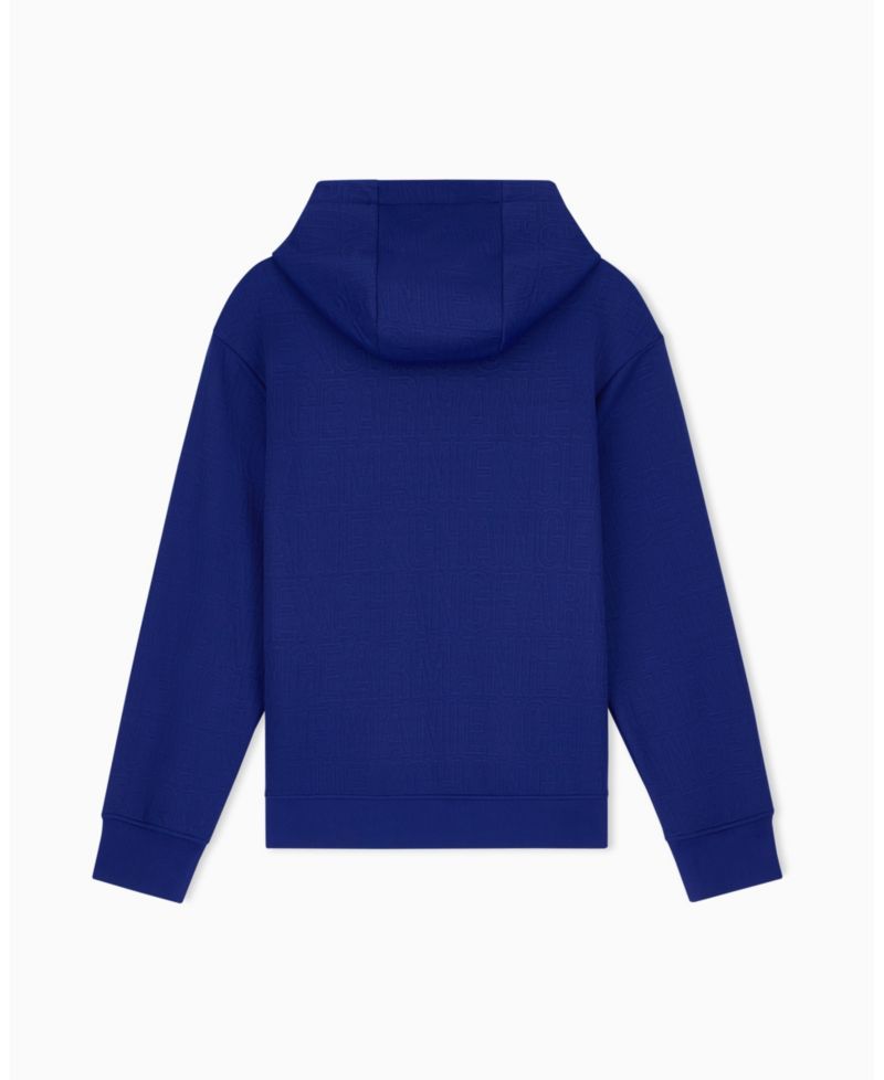 Men's Jacquard All Over Logo Hoodie Sweatshirt
