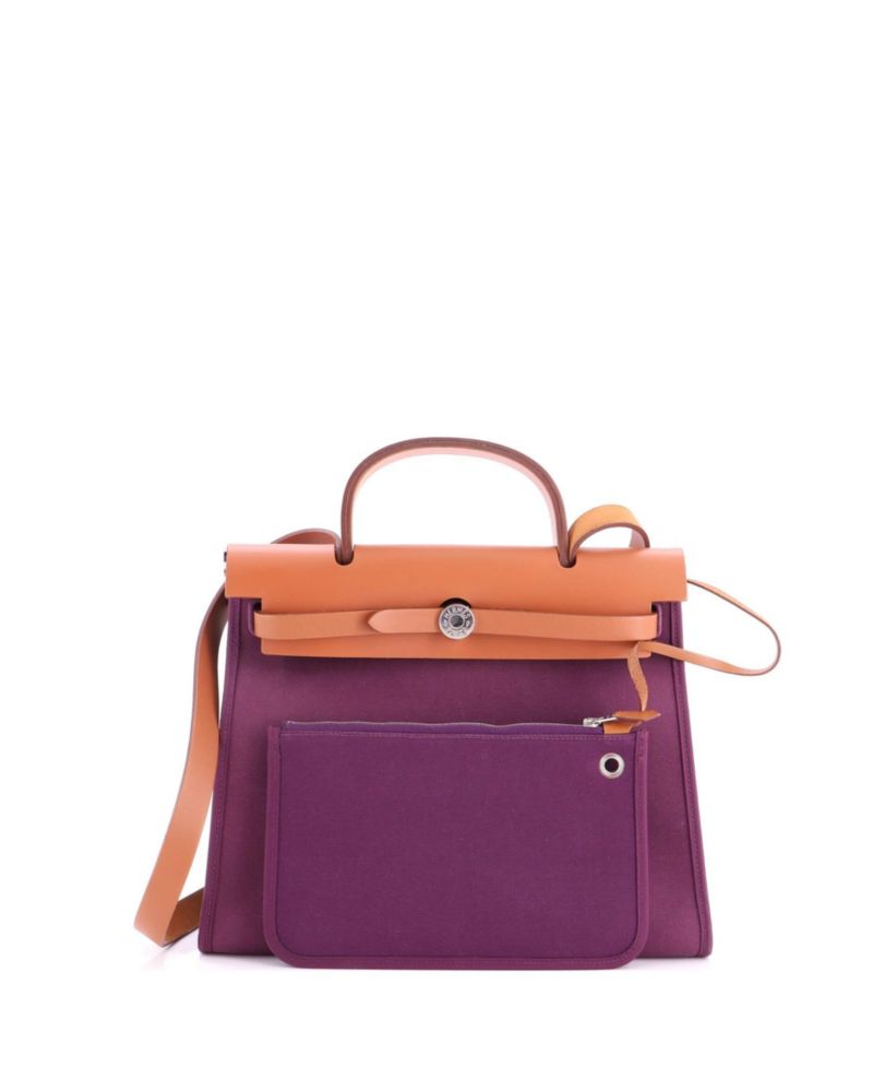 31 Herbag Zip Leather and Toile