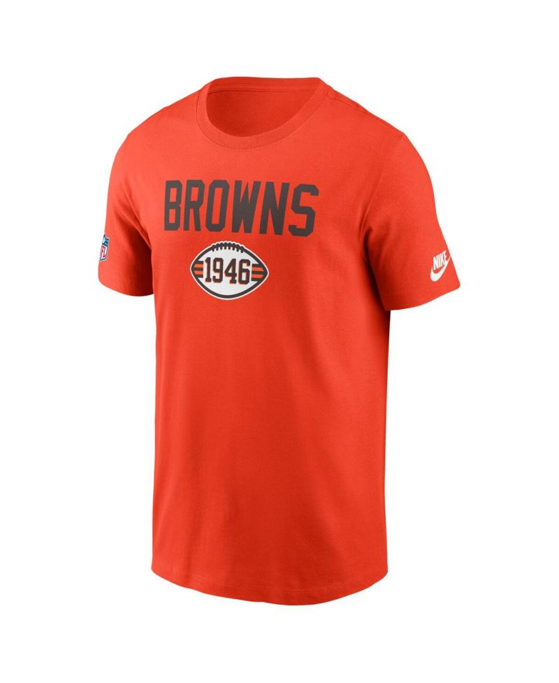 Men's Orange Cleveland Browns Alt Pack Onside Conversion Performance T-Shirt