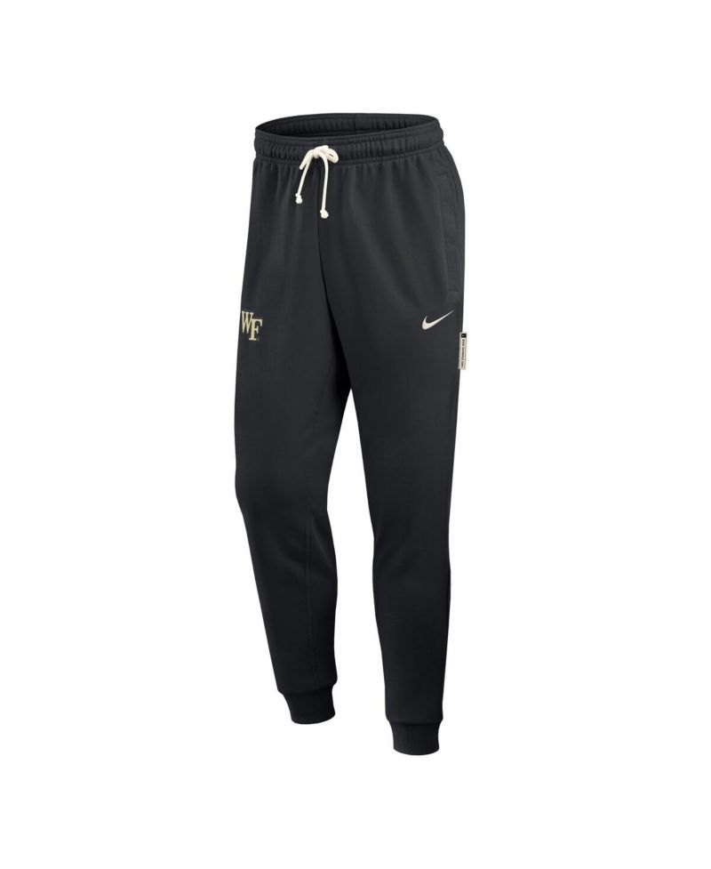 Men's Black Wake Forest Demon Deacons 2025 Sideline Performance Taper Pants