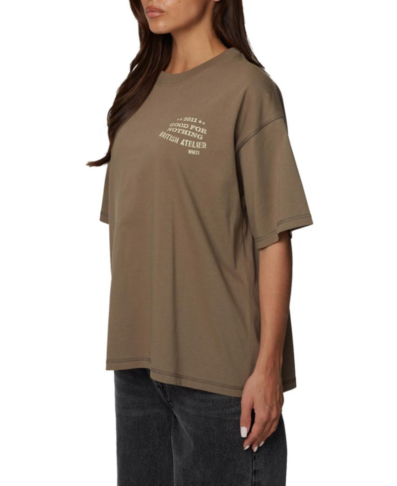 Women's Oversized Stamp T-Shirt