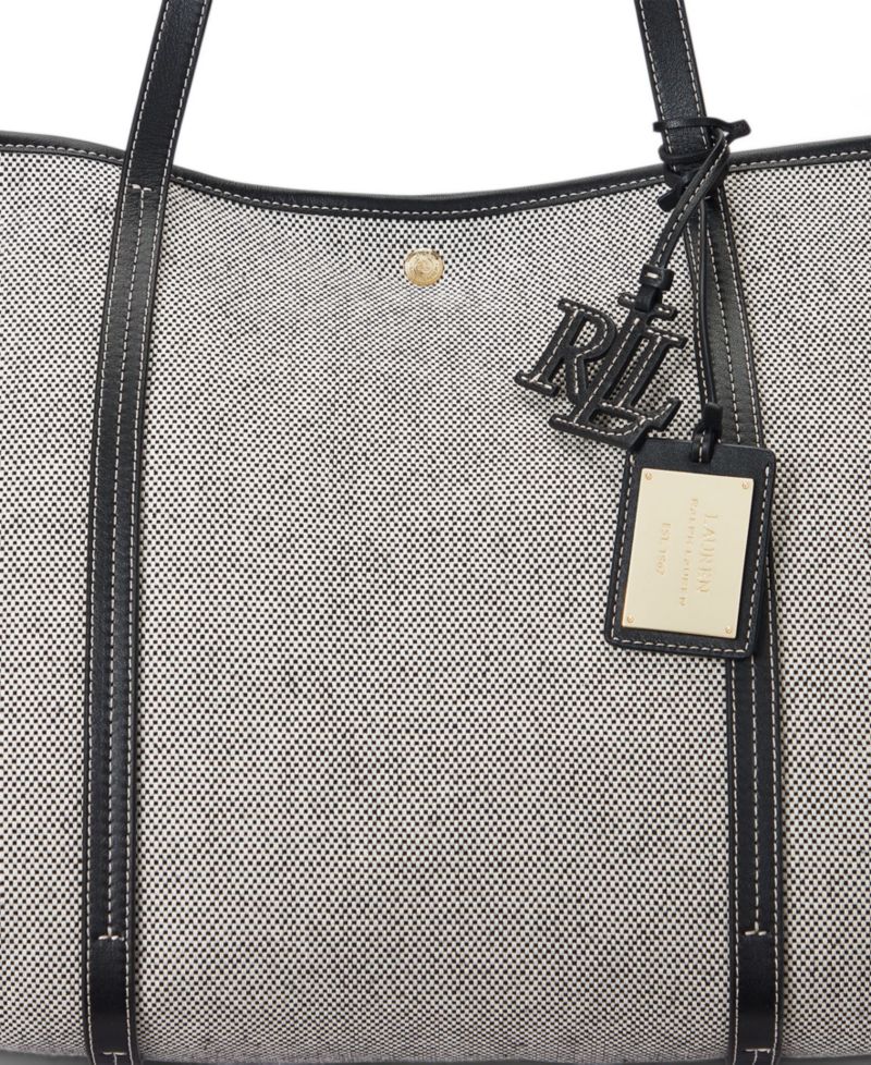 Emerie Canvas & Leather Extra-Large Tote Bag