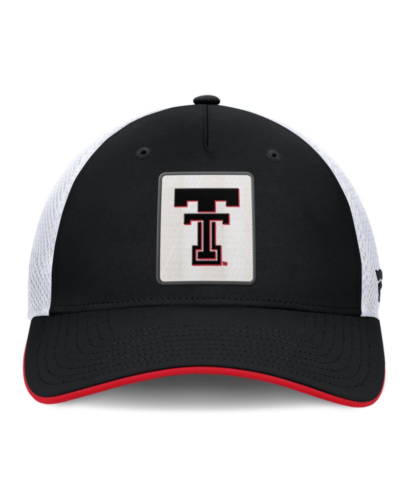 Men's Black Texas Tech Red Raiders 5-Panel Matter Flex Hat