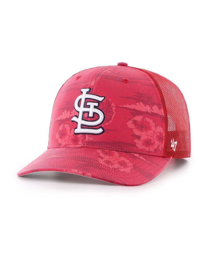 Men's Red St. Louis Cardinals Fiji Trucker Adjustable Hat