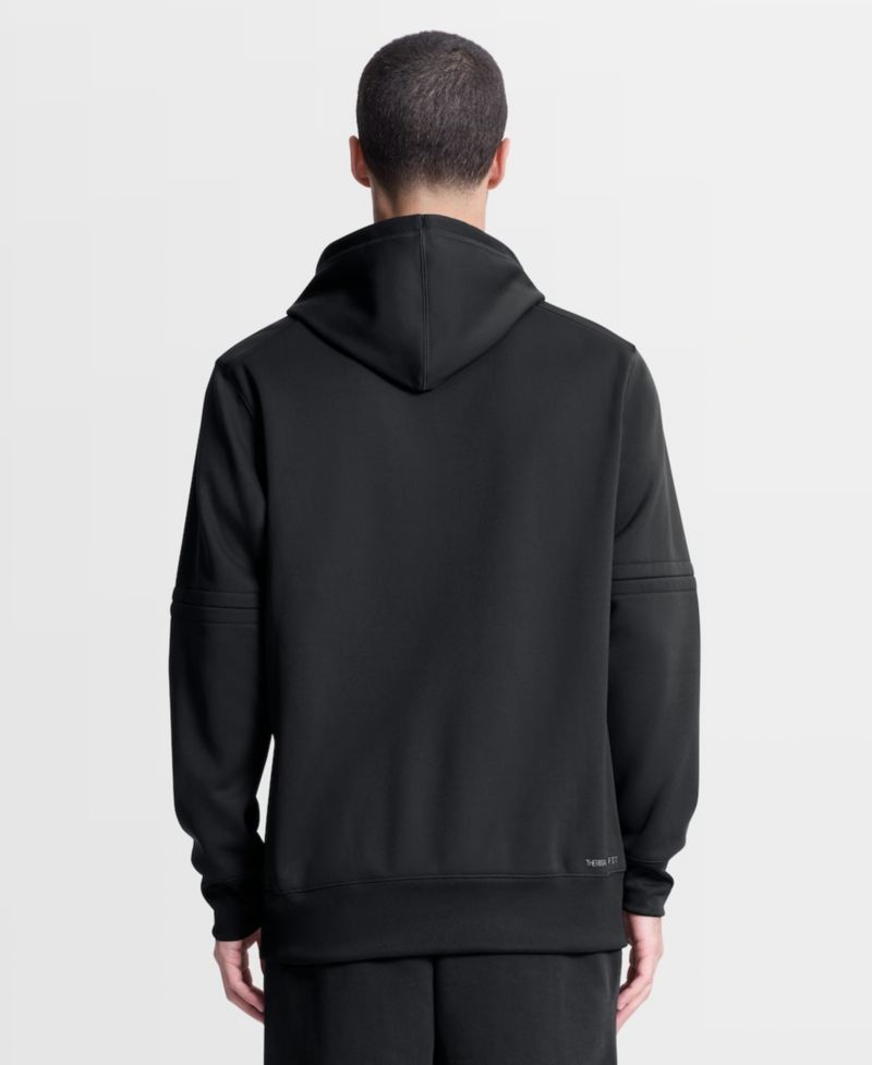 Men's Black Cincinnati Reds Authentic Collection Therma-FIT Hoodie